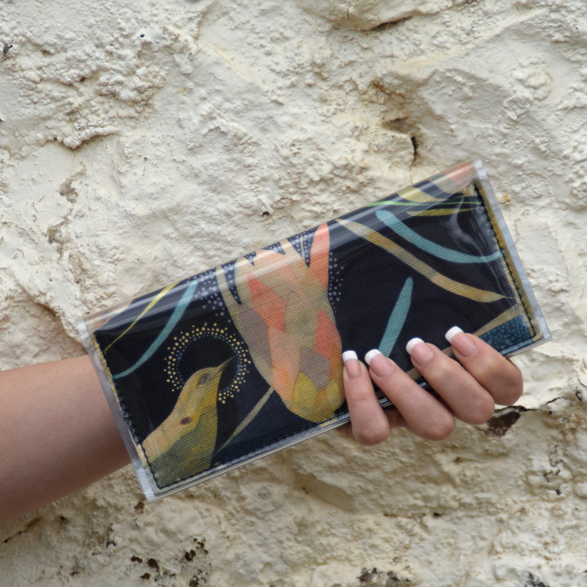 Bi-fold Clutch - Dana Kinter limited edition print - Stars 1