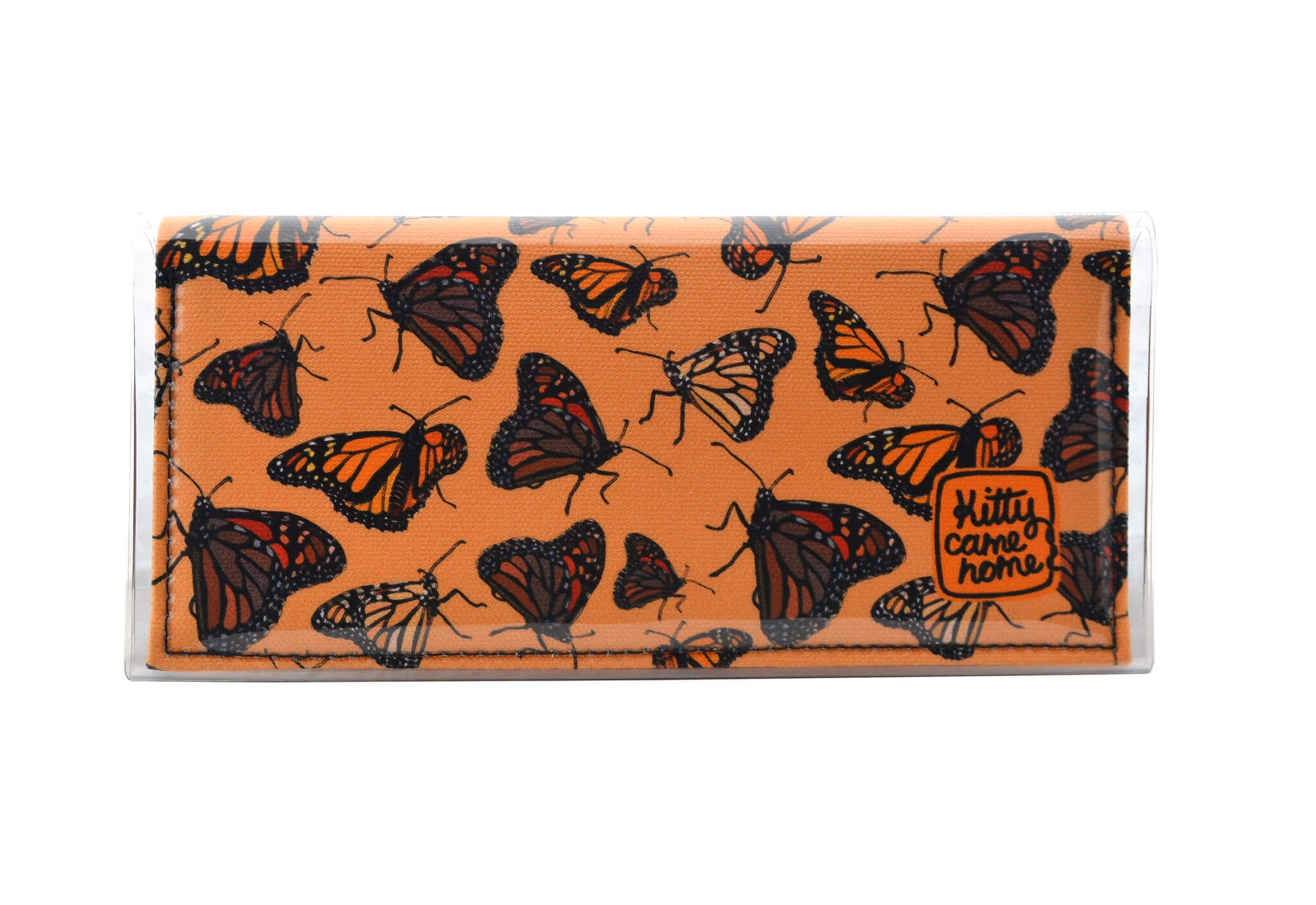 Bi-fold Clutch - Monarch butterflies