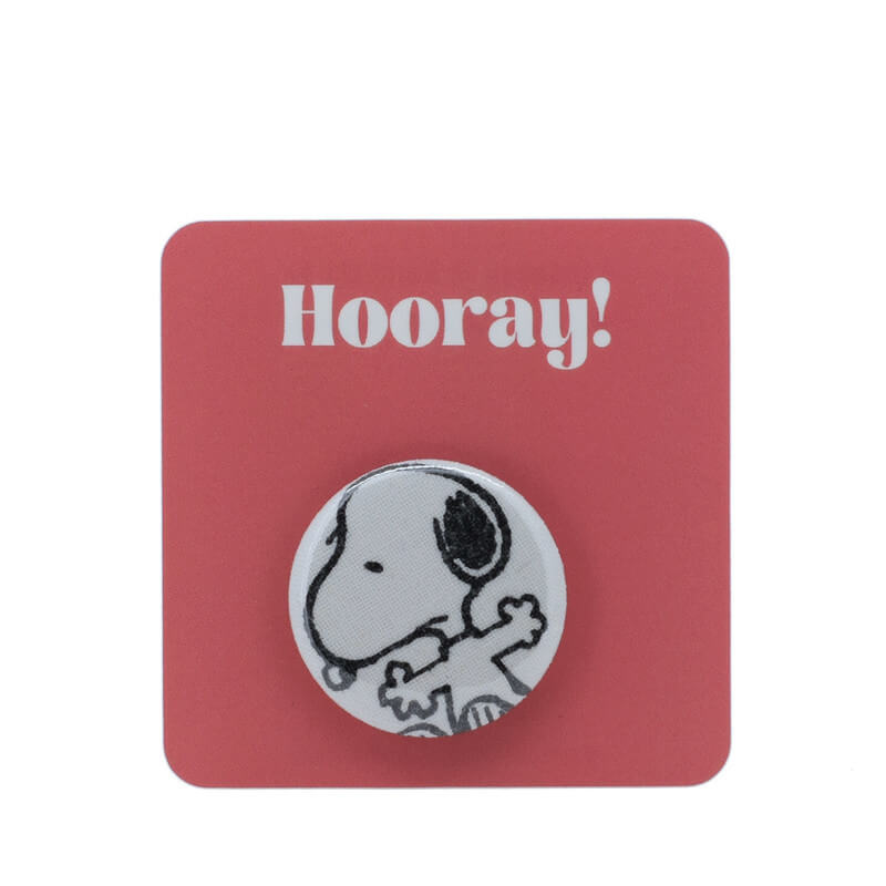 Button Badge - Snoopy hug