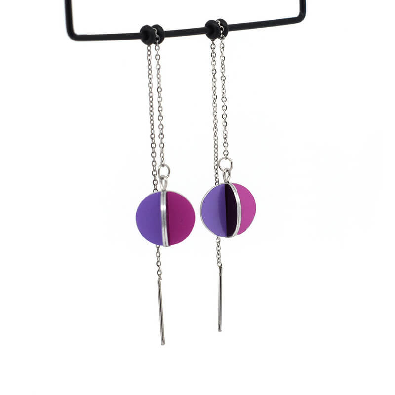 Geraldton Wax - colour palette pendulums - thread earrings