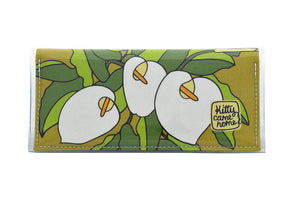 Bi-fold Clutch - Lilies