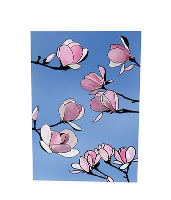 Greeting Card - Magnolia - Blue Sky