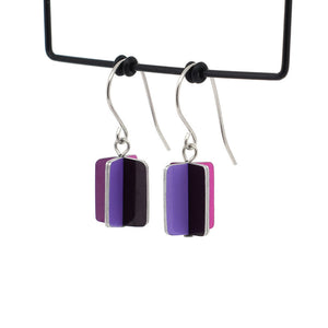 Geraldton Wax colour palette - revolving doors - shepherds hook earrings