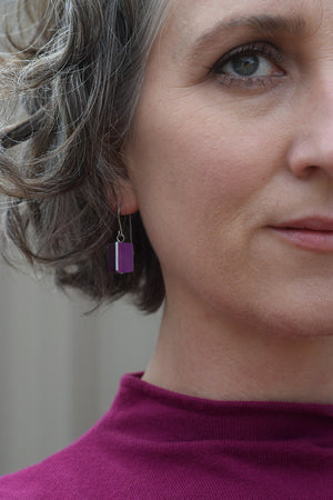 Geraldton Wax colour palette - revolving doors - shepherds hook earrings