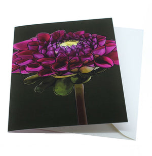 Greeting Card - Dahlia