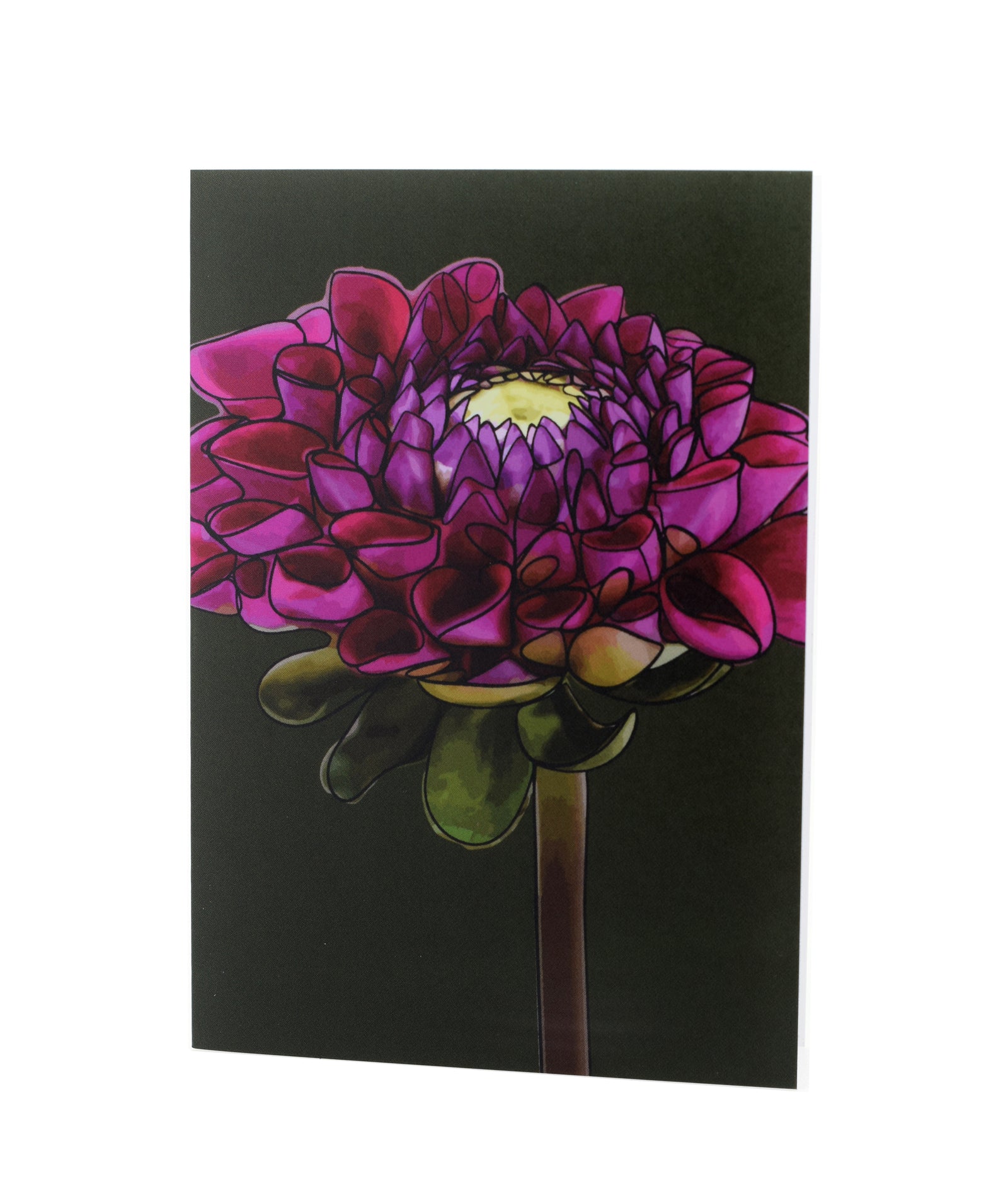 Greeting Card - Dahlia