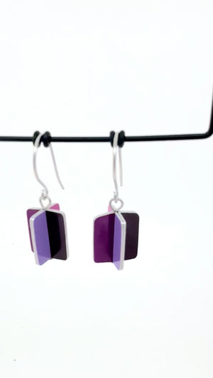 Geraldton Wax colour palette - revolving doors - shepherds hook earrings
