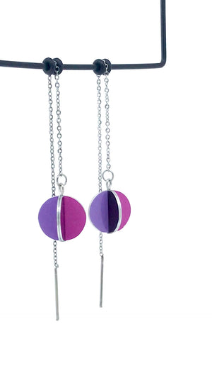 Geraldton Wax - colour palette pendulums - thread earrings