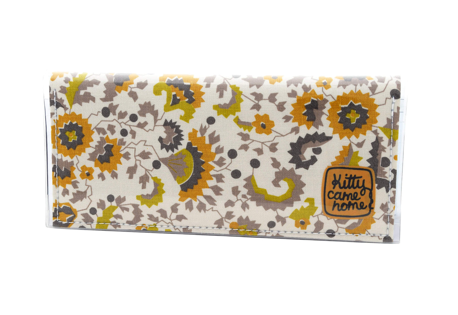 Bi-fold Clutch - Geometric flower