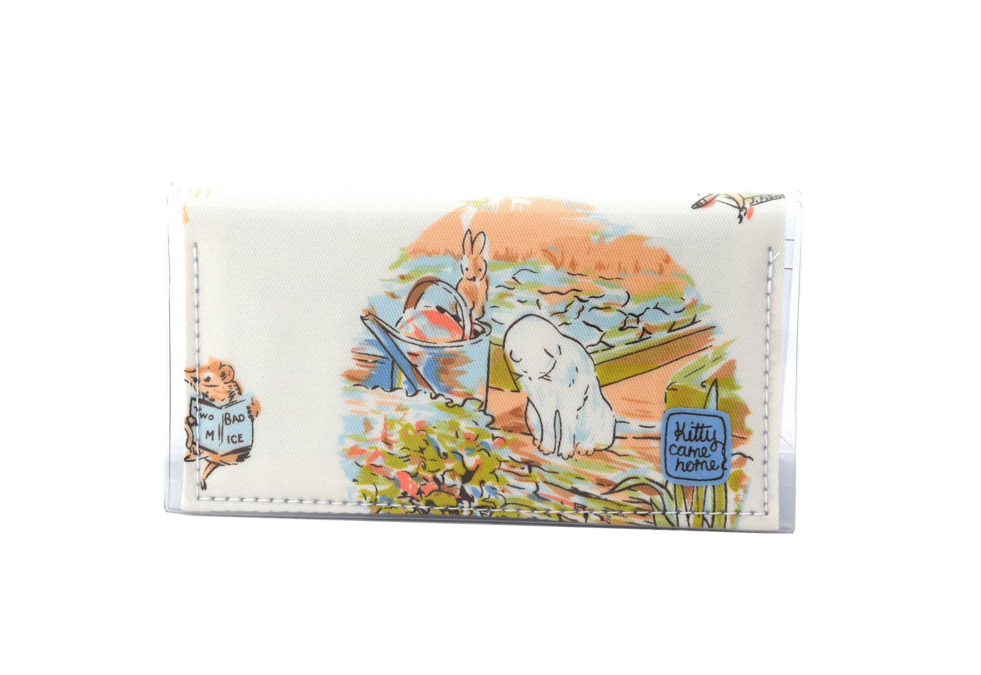 Bi-fold Mini - Mr Mcgregor's cat - Peter Rabbit vintage fabric