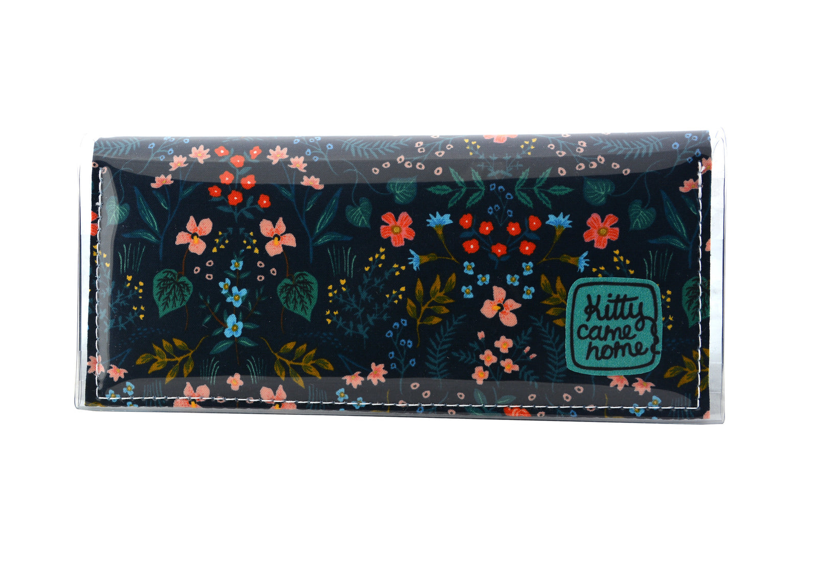 Bi-fold Clutch - Rifle Paper Co - Wildwood - metallic gold and navy