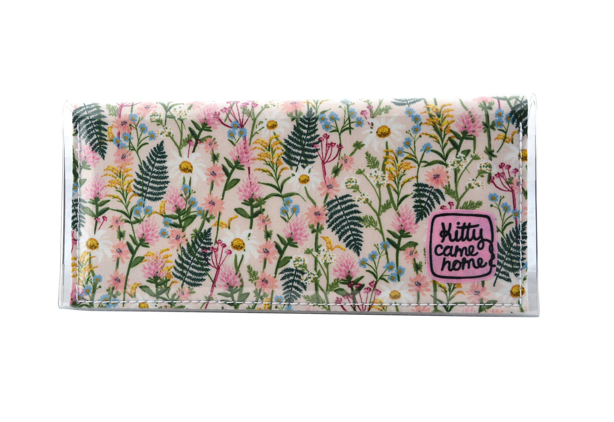 Bi-fold Clutch - Rifle Paper Co - Wildwood - wildflowers pink