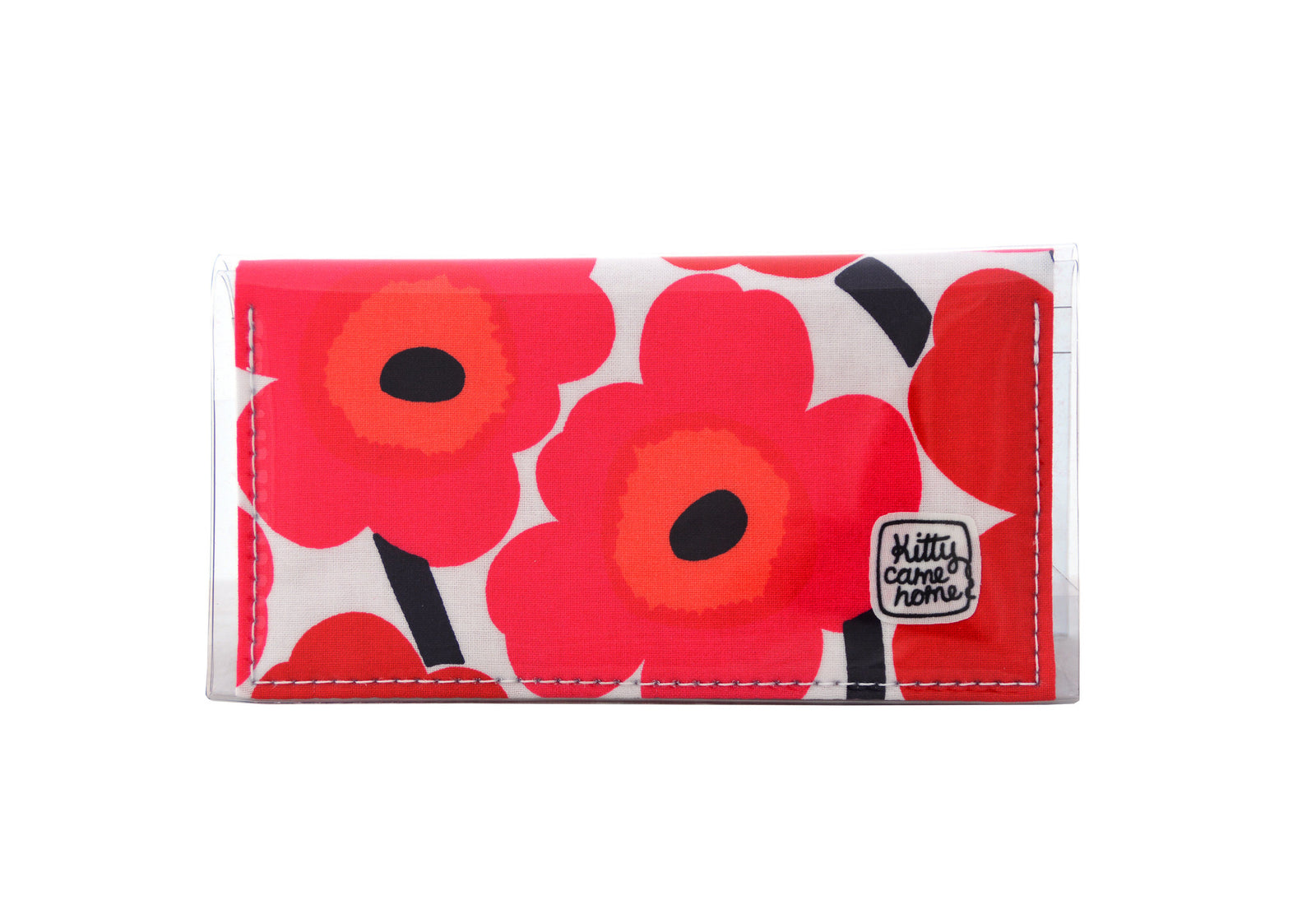Bi-fold Mini - Marimekko - Pieni Unikko - Maija Isola - red