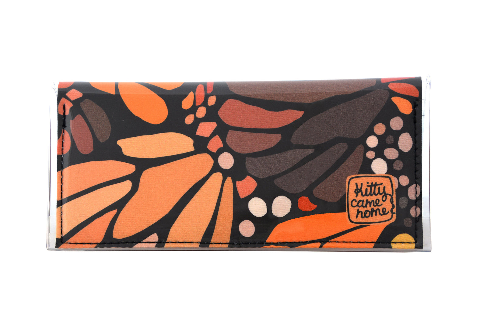 Bi-fold Clutch - Monarch butterfly