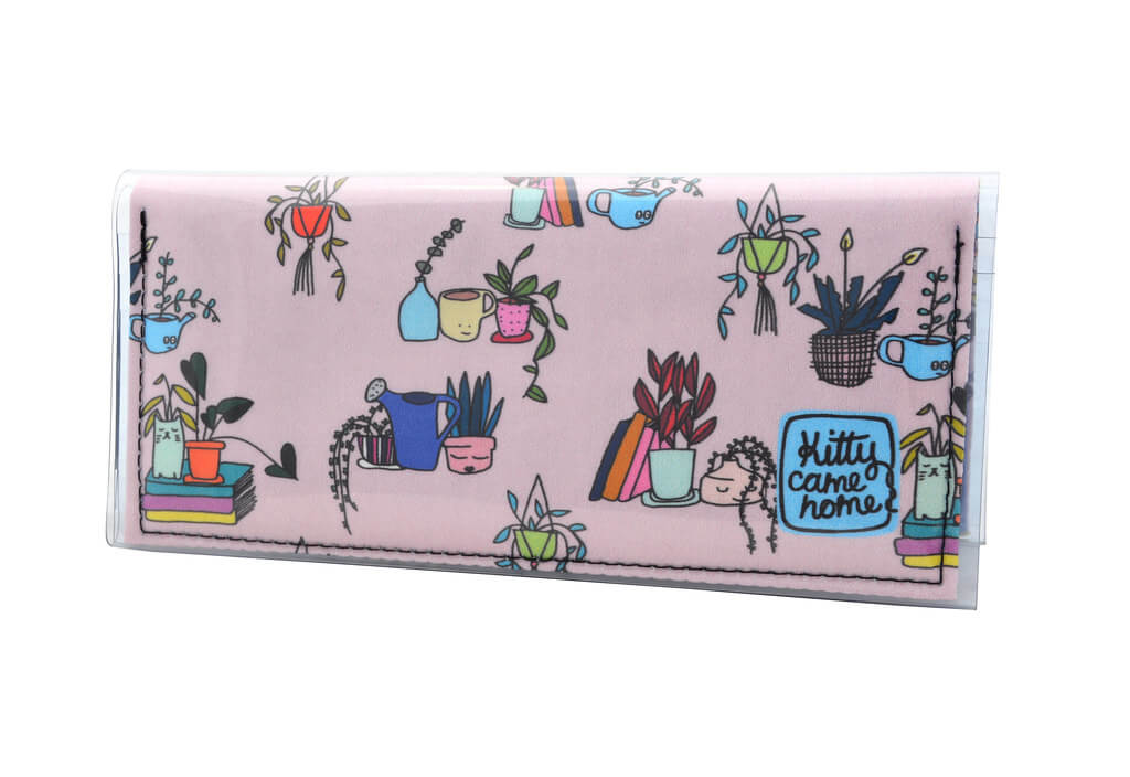 Bi-fold Clutch - Birds Nests For Hair - Happy place