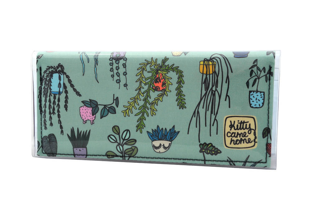 Bi-fold Clutch - Birds Nests For Hair - How does your garden grow