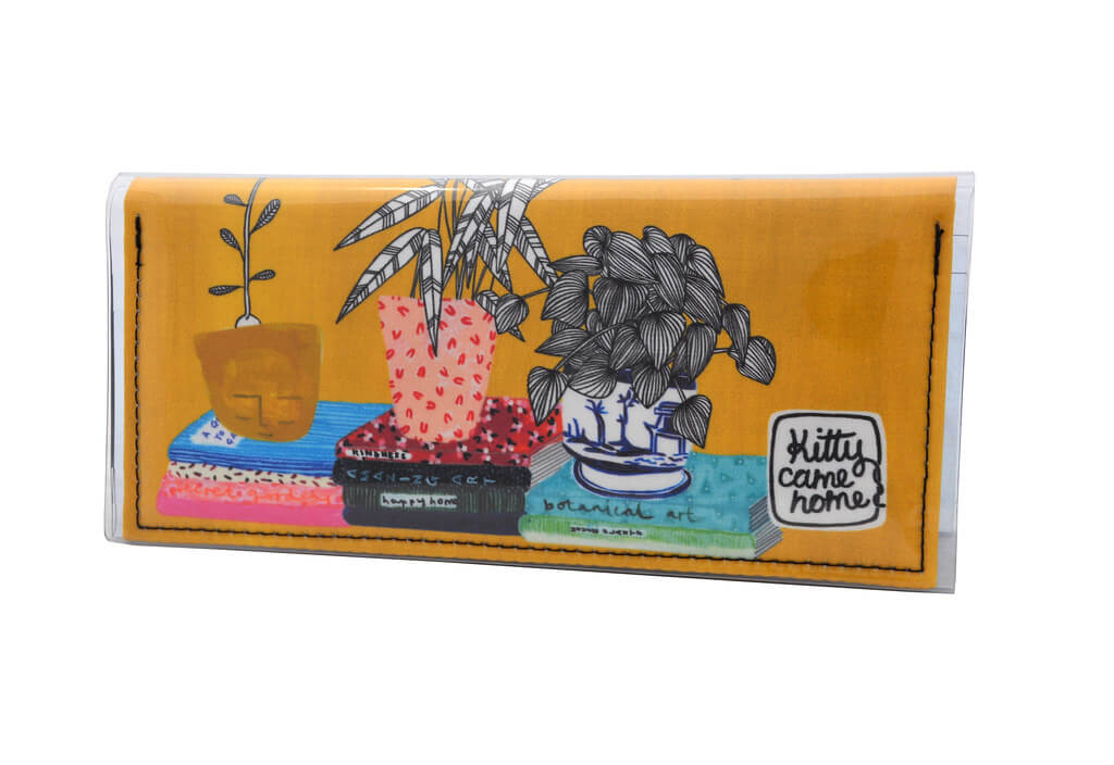 Bi-fold Clutch - Birds Nests For Hair - The Secret garden - Marigold