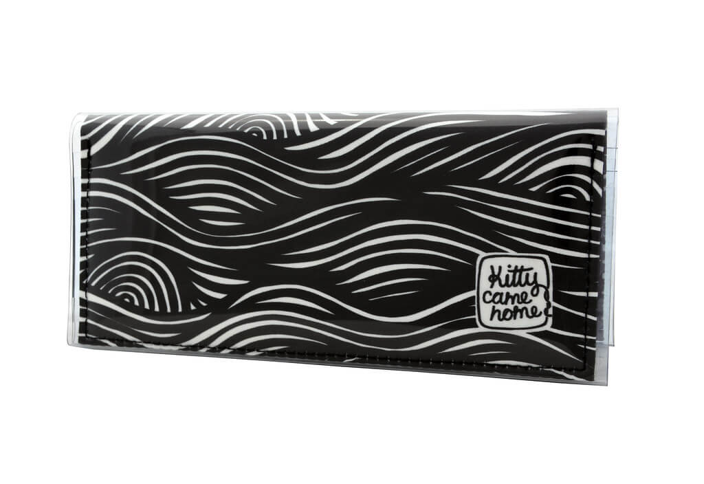 Bi-fold Clutch - Birds Nests For Hair - Ebb and flow