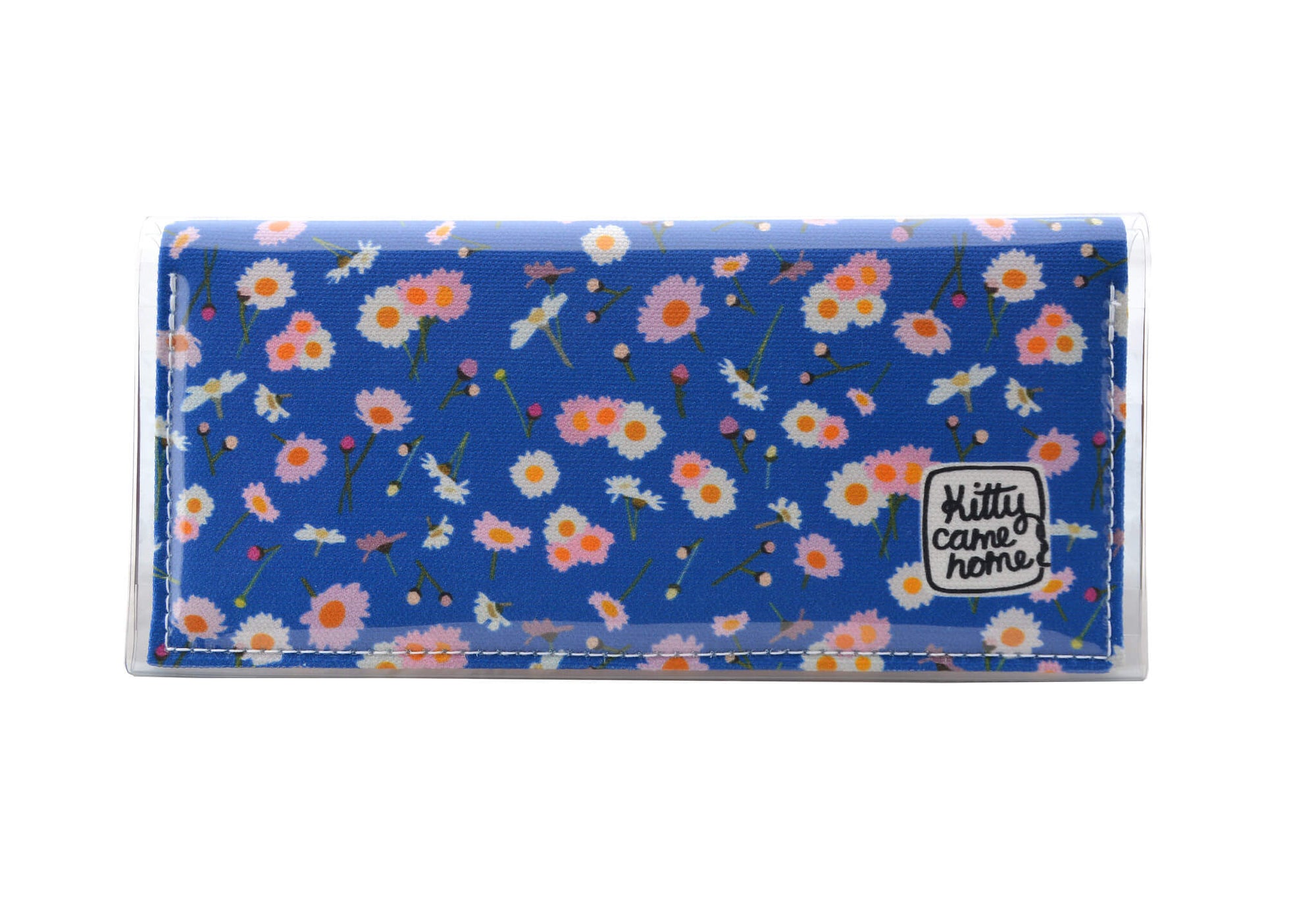 Bi-fold Clutch - Dear Daisy - Royal blue