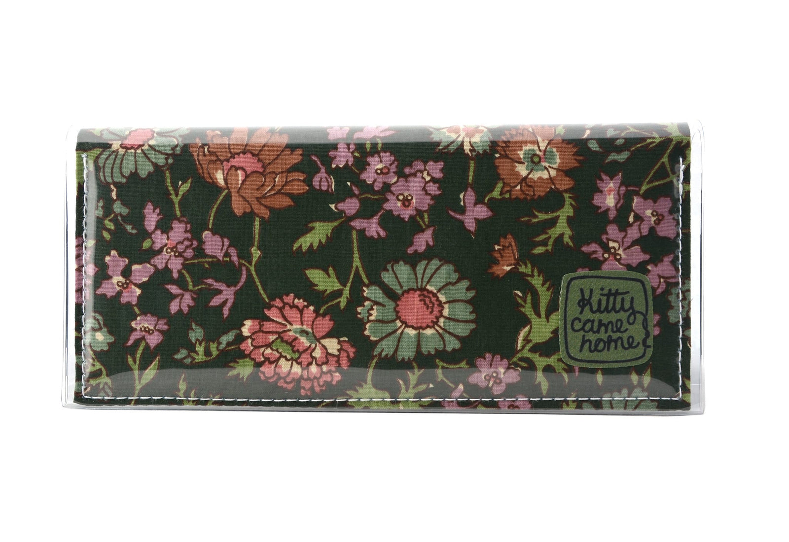 Bi-fold Clutch - Earthy vintage floral