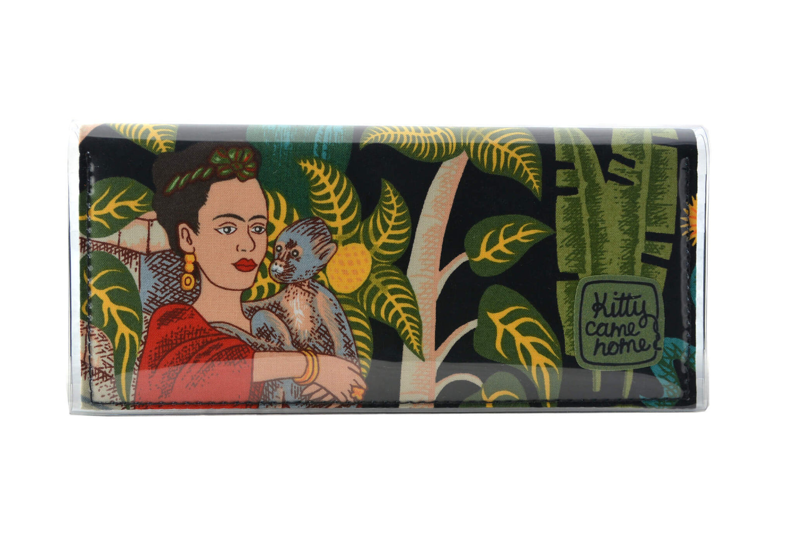 Bi-fold Clutch - Frida with monkey