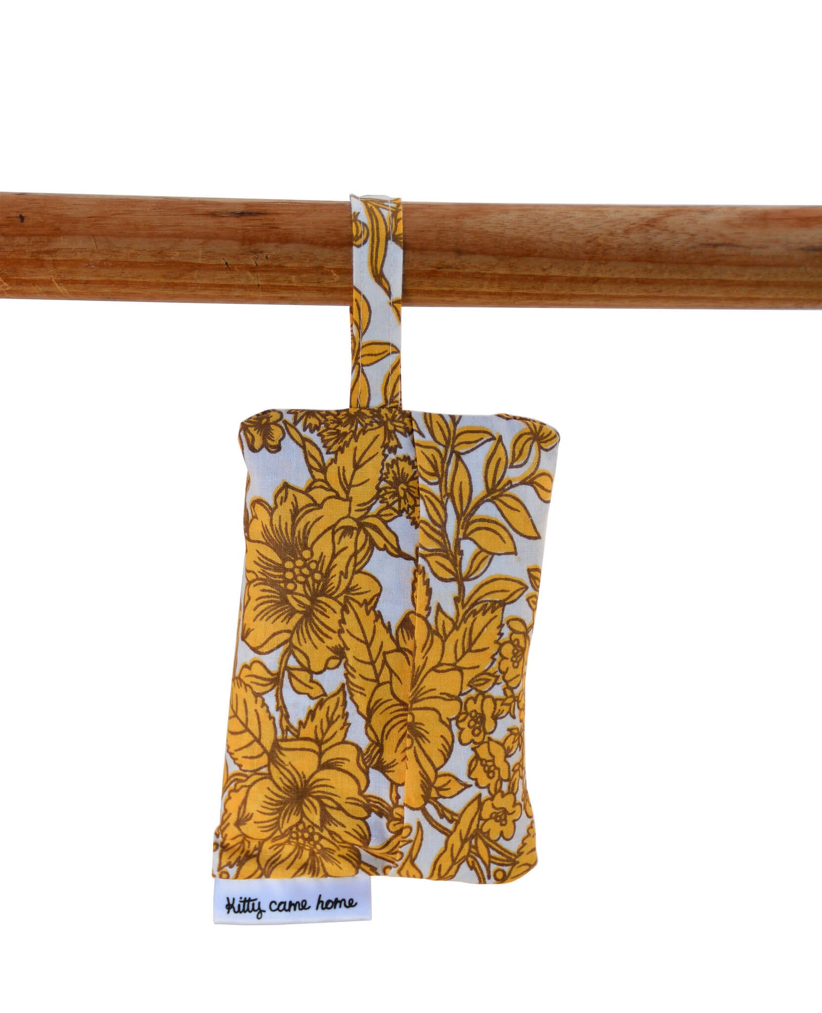 Shopping Bag - Mustard vintage floral
