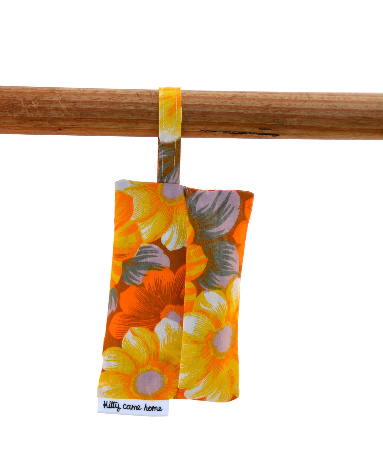 Shopping Bag - Sunshine flowers vintage fabric