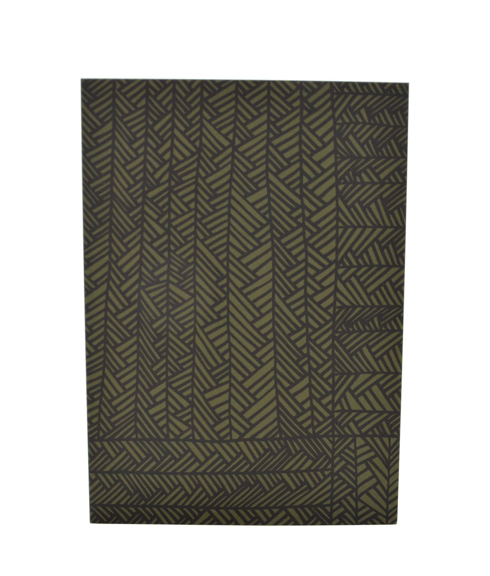 Greeting Card - Herringbone - moss