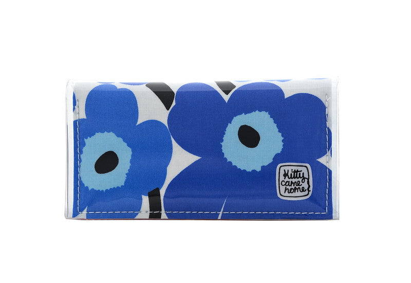 Bi-fold Mini - Marimekko - Pieni Unikko - Maija Isola - blue