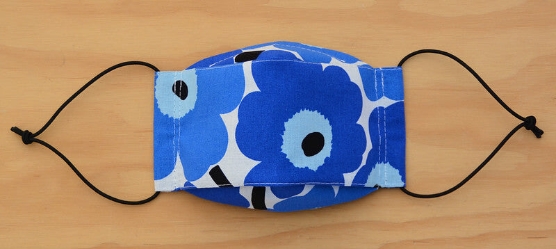 Face Mask - Marimekko - Pieni Unikko - Maija Isola - blue