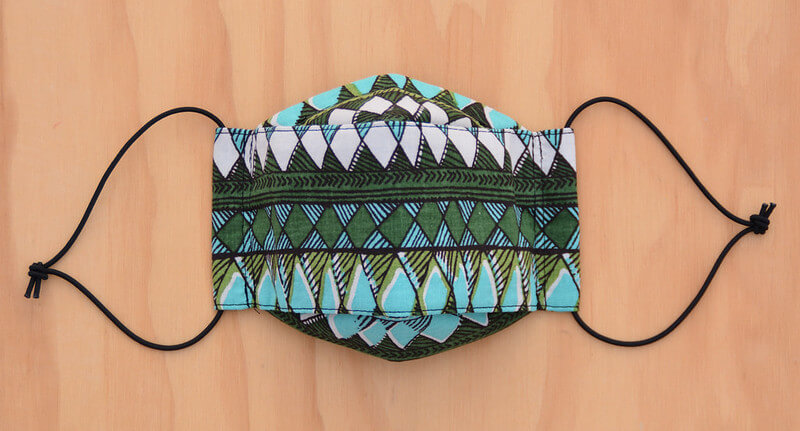 Face Mask - Green gems 4