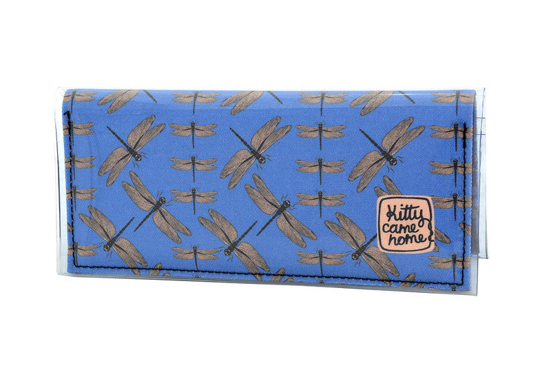 Bi-fold Clutch - A dance of dragonflies