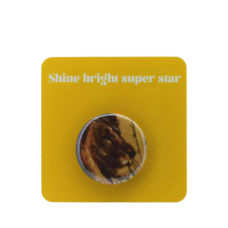 Button Badge - Hear me roar!