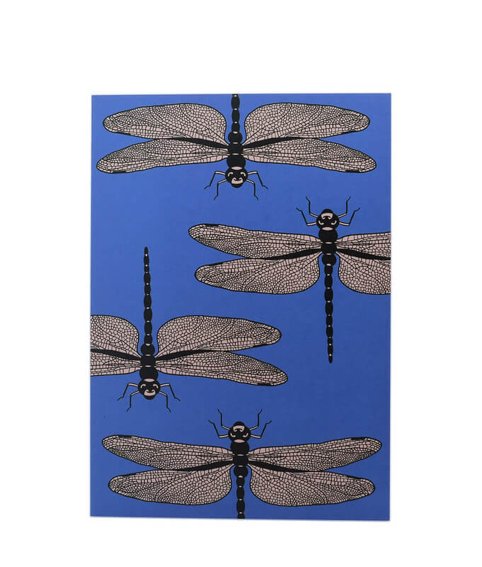 Greeting Card - A dance of dragonflies