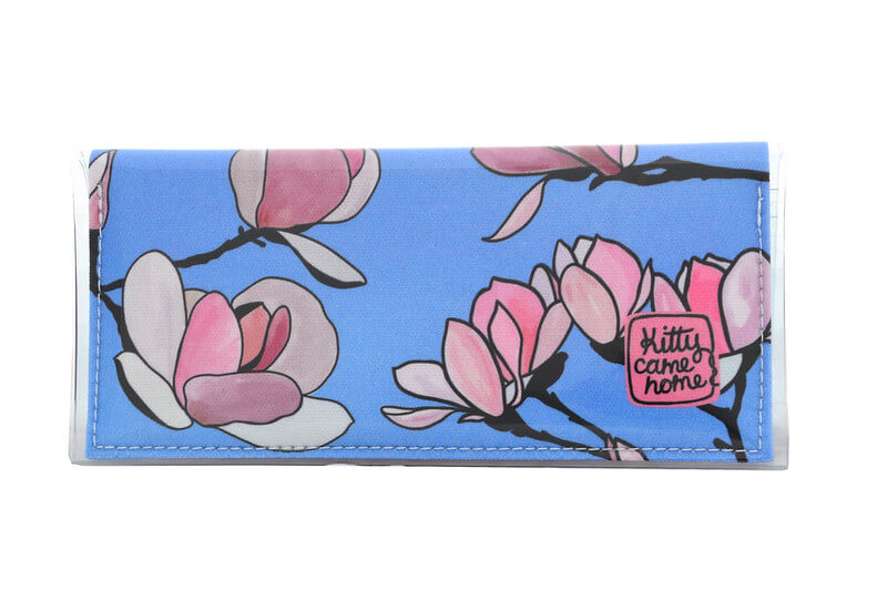 Bi-fold Clutch - Magnolia - Blue sky