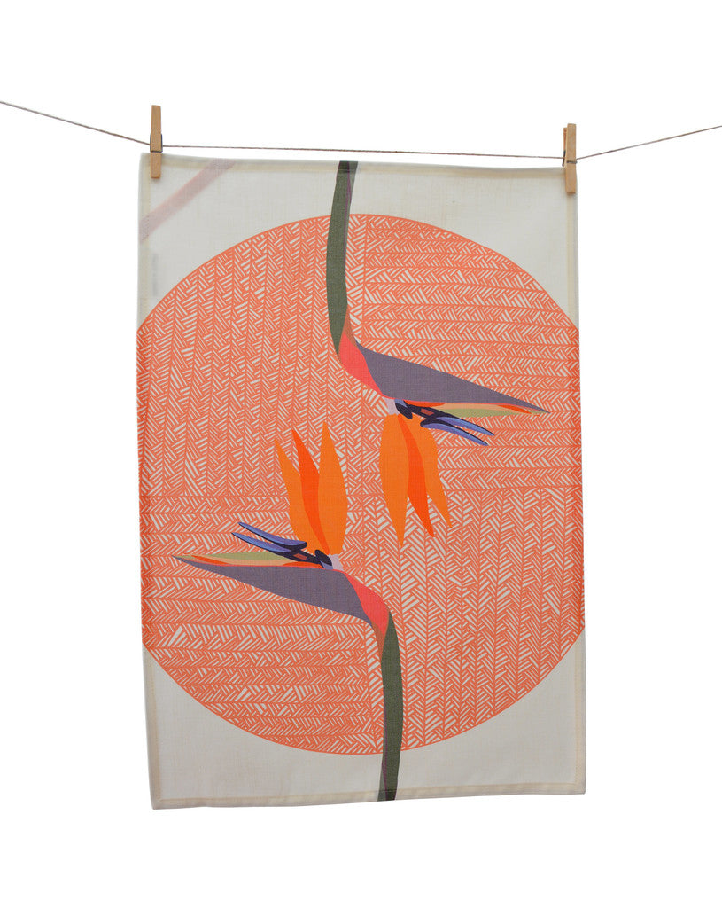 Tea Towel - Bird of paradise