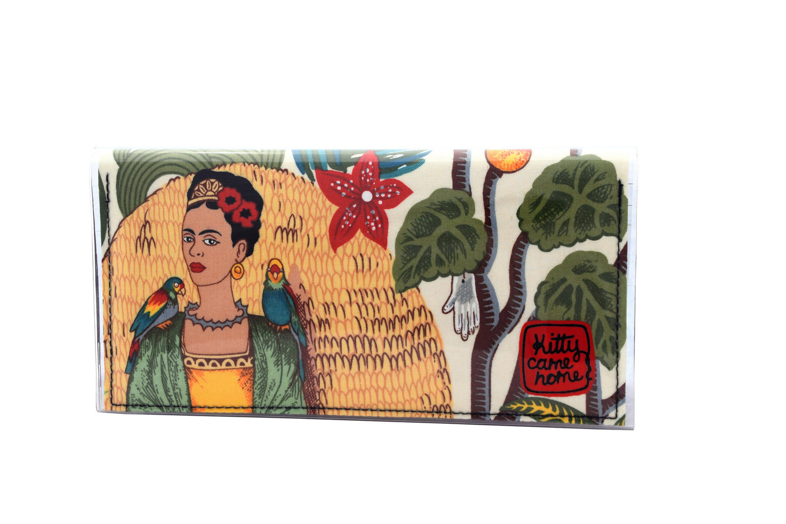 Bi-fold Plus - Frida with parrots