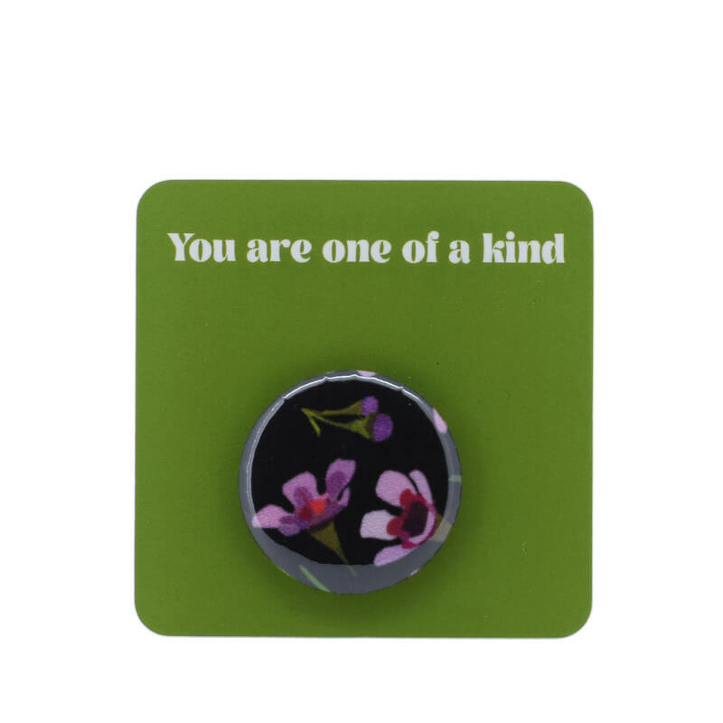 Button Badge - Geraldton Wax