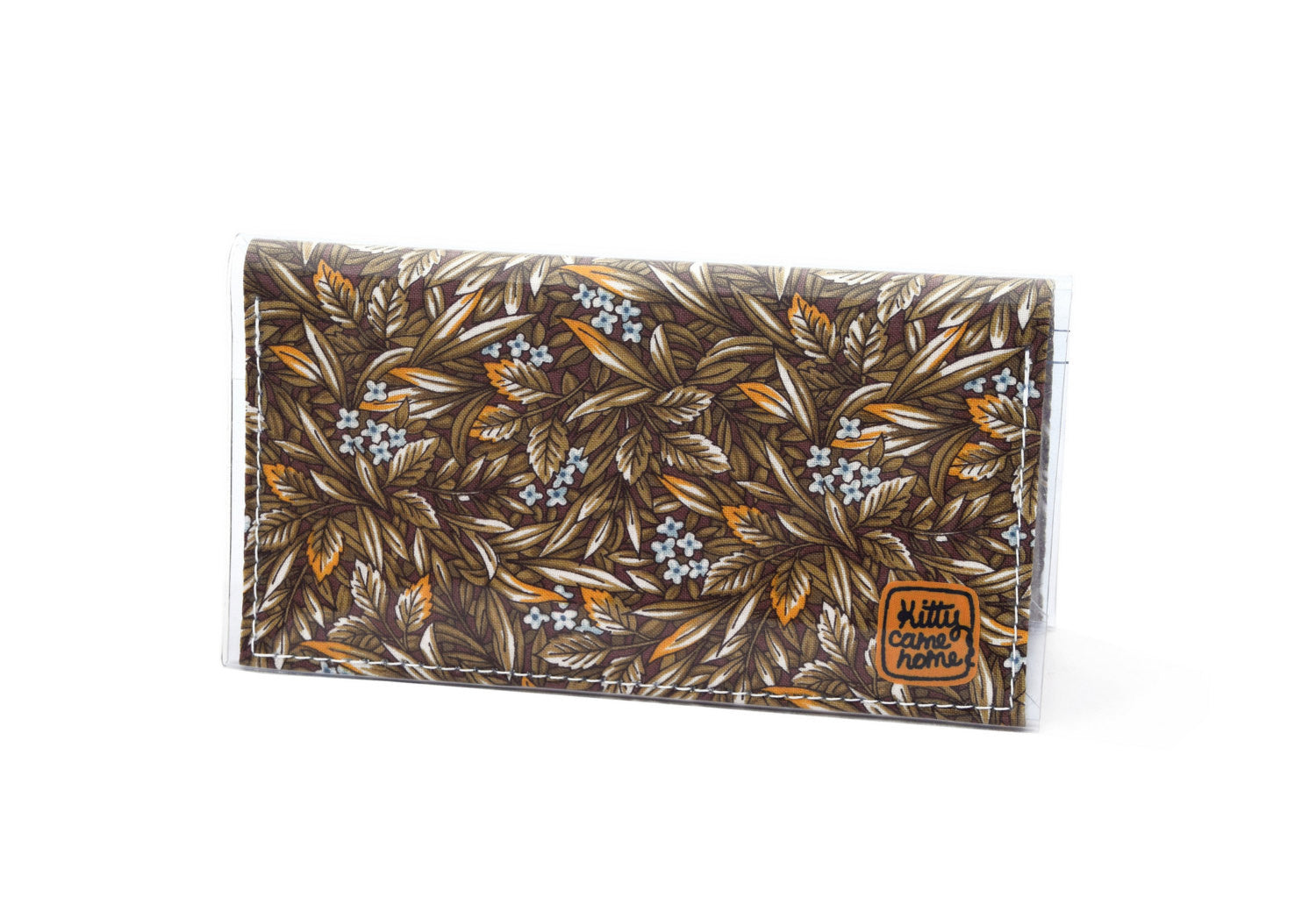 Bi-fold Mini - Lush foliage vintage fabric