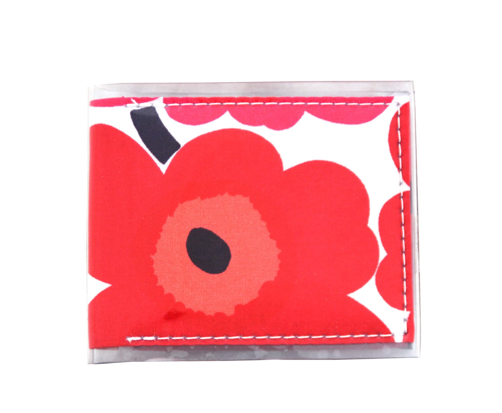 Pocket Wallet - Marimekko - Pieni Unikko - Maija Isola - red